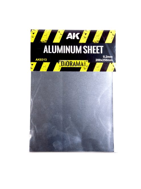 AK Interactive - Aluminum Sheet 200Um (Micrometer) 200X250Mm