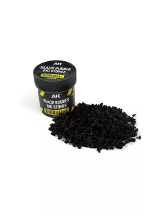 AK Interactive - Black Rubber Big Stones 100Ml