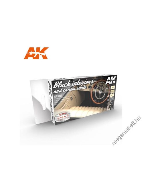 AK Interactive - Black Interiors And Cream White