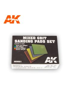 Ak Interactive - Mixed Grit Sanding Pads Set 800 Grit.4Units