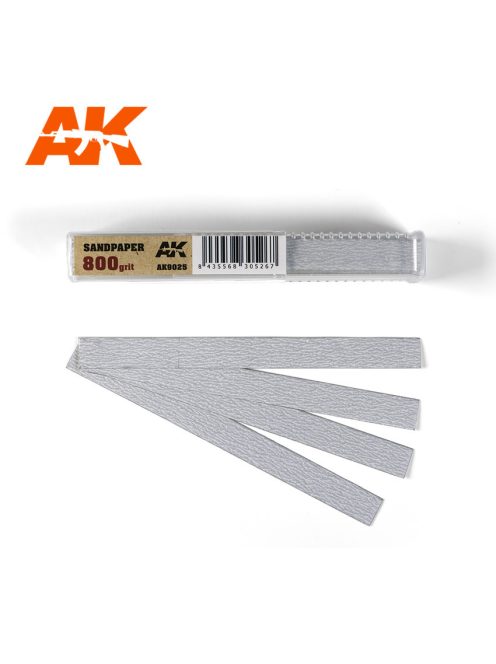 AK Interactive - Dry Sandpaper 800 grit x 50 units