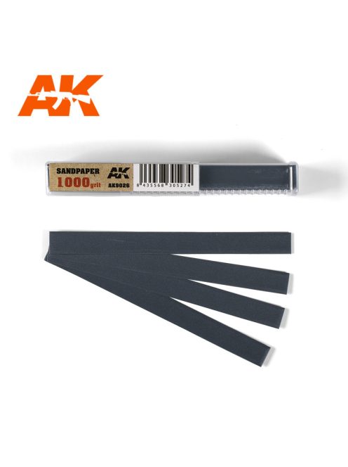 AK Interactive - Wet Sandpaper 1000 grit x 50 units