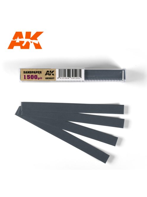 AK Interactive - Wet Sandpaper 1500 grit x 50 units