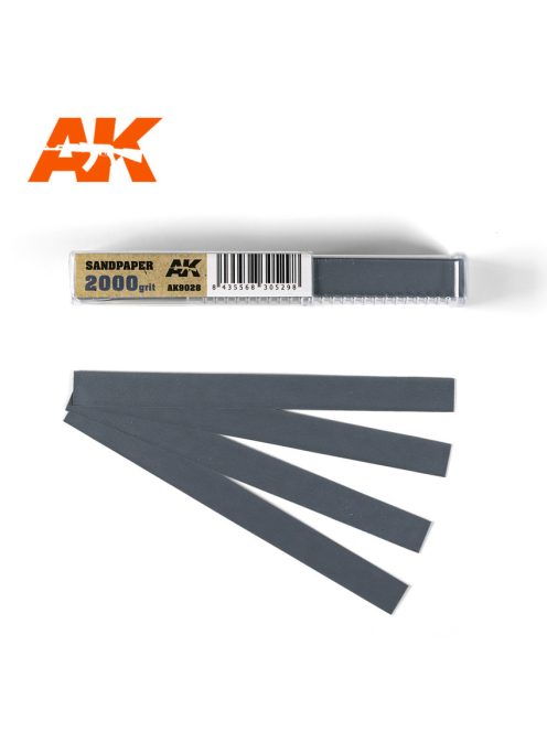 AK Interactive - Wet Sandpaper 2000 grit x 50 units