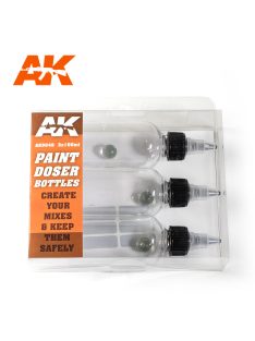 AK Interactive - Paint Doser Bottles 4x100ml