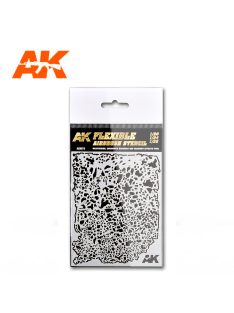 AK Interactive - Flexible Airbrush Stencil 1/20 1/24 1/35