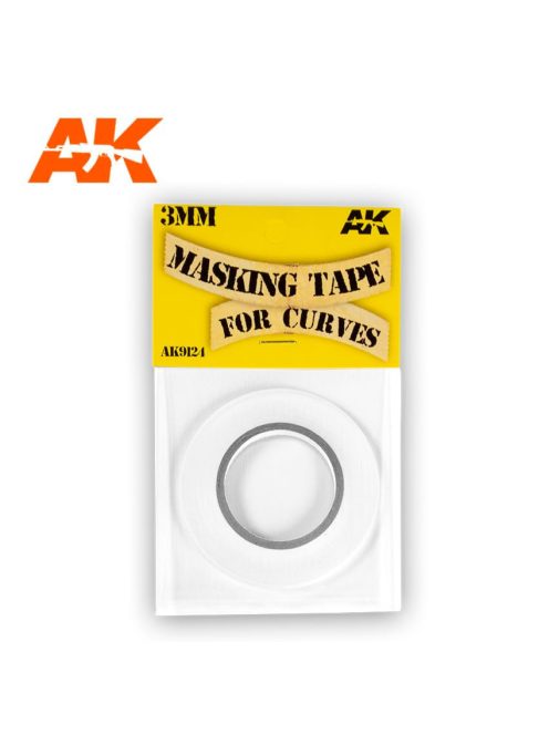 Ak Interactive - Masking Tape For Curves 3 Mm