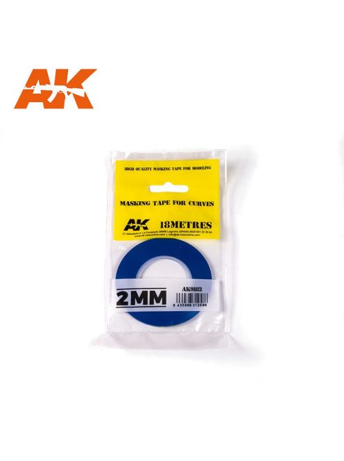AK- Interactive - Masking Tape For Curves 2mm