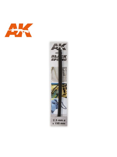 AK Interactive - Black Spring 2,5mm