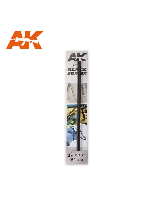 AK Interactive - Black Spring 2mm