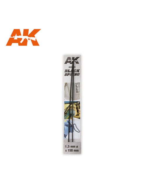 AK Interactive - Black Spring 1,5mm