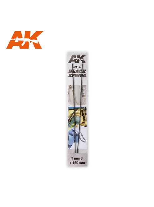 AK Interactive - Black Spring 1mm