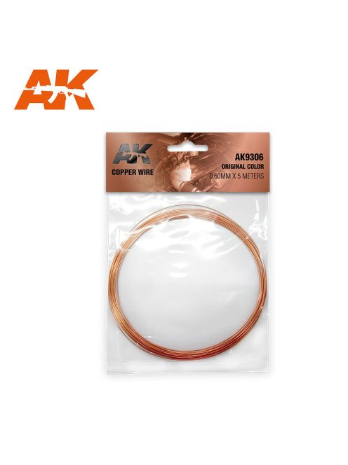 AK Interactive - Copper Wire 0.60mm X 5 Meters Original