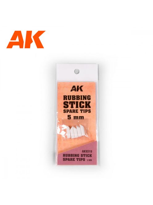 AK Interactive - Rubbing Stick Spare Tips 5 Mm