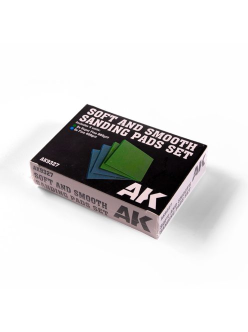 AK Interactive - AK9327 Soft and Smooth Sponge Sandpaper (4 pcs.)