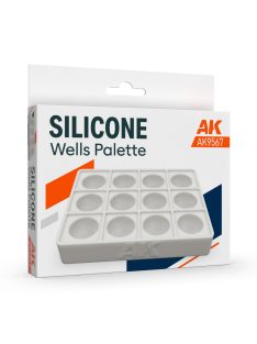 AK Interactive - Silicone Wells Palette