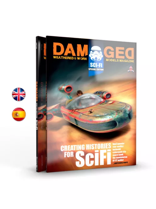 AK Interactive - SPECIAL SCIFI. DAMAGED Book (English)