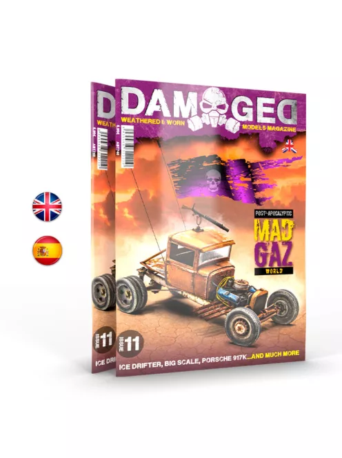 AK Interactive - DAMAGED, Worn and Weathered Models Magazine - 11 (English)