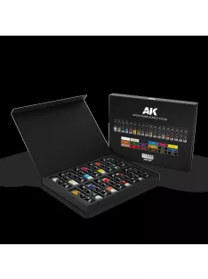   AK Interactive - DELUXE EDITION BOX FULL RANGE ARTIST DENSE ACRYLIC COLOR