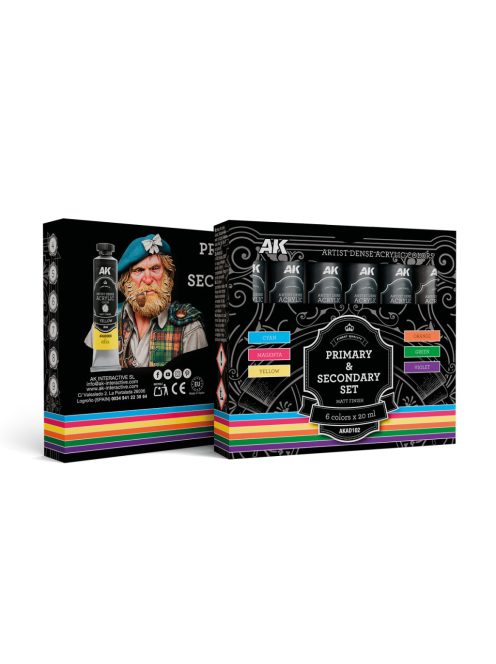 AK Interactive - Primary & Secondary Set (6 Tubes 20 Ml)