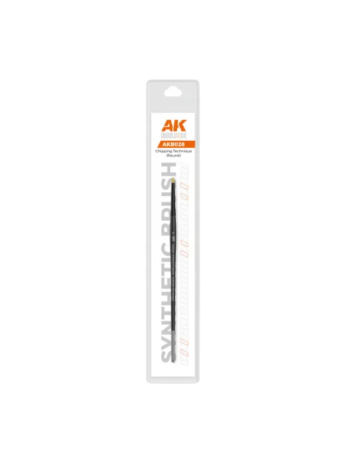 AK Interactive - Ak Synthetic Brush - Chipping Technique