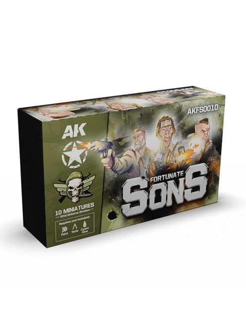 AK Interactive - FORTUNATE SONS 101st Airborne Division (10 Miniatures)