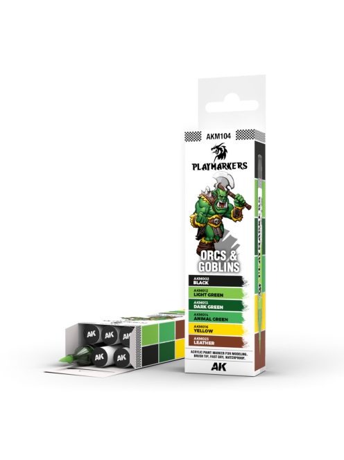AK Interactive - Orcs & Goblins (6 Ref.)