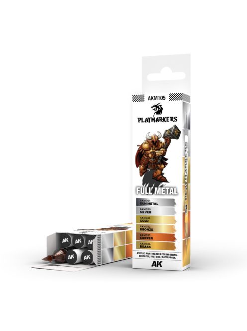 AK Interactive - Full Metal (6 Ref.)