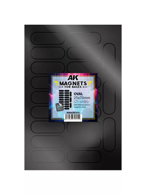 AK Interactive - Oval 25 X 70 - 21 Unit