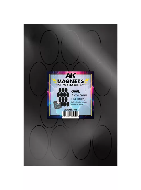 AK Interactive - Oval 75 X 42 - 14 Unit