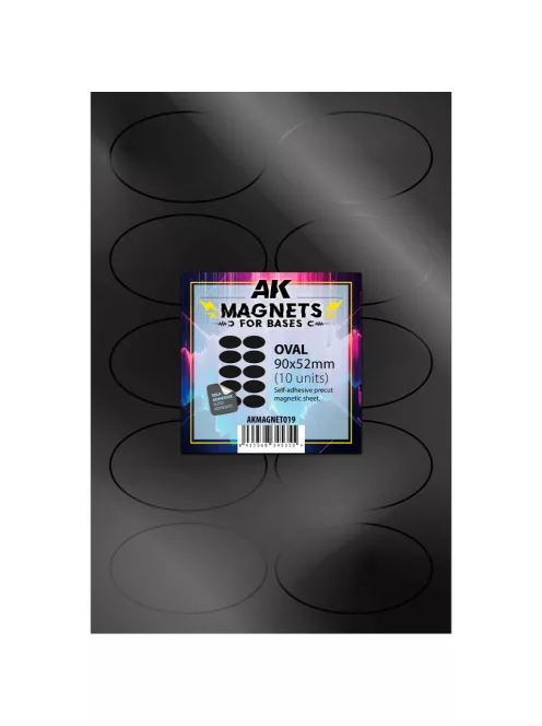 AK Interactive - Oval 90 X 52 - 10 Unit