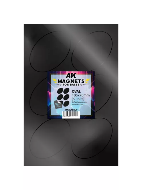 AK Interactive - Oval 105 X 70 - 6 Unit
