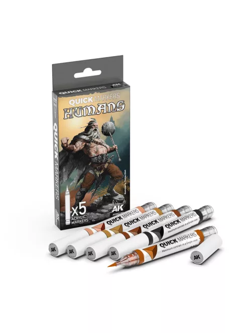AK Interactive - Humans Quick Markers Set