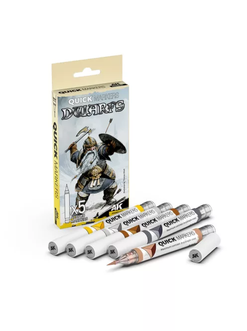AK Interactive - Dwarfs Quick Markers Set