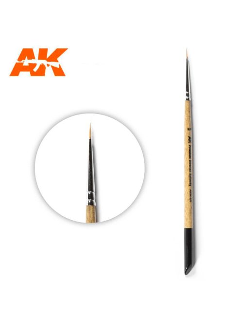 AK Interactive - Ak Premium Siberian Kolinsky Brush 2/0