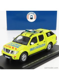   Alarme - Nissan Navara Double Cabine Pick-Up Closed Samu 28 Smur Medecin Chateaudun Ambulance 2011 Yellow