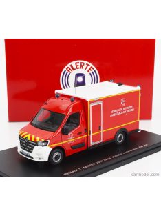   Alerte - Renault Master Van Was Sdis 59 Vehicule De Secours Et D'Assistance Aux Victimes Ambulance Sapeurs Pompier 2019 Red White