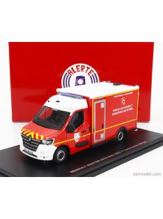   Alerte - Renault Master Van Was Sdis 17 Vehicule De Secours Et D'Assistance Aux Victimes Ambulance Sapeurs Pompier 2019 Red White