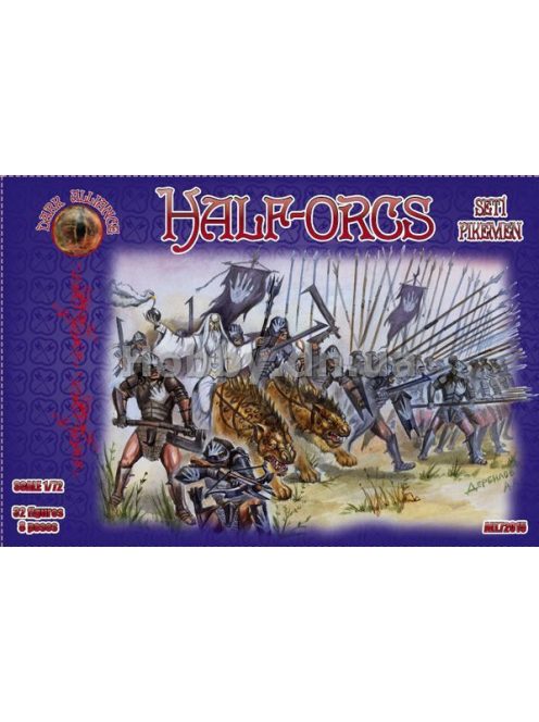 Alliance - Half-Orcs pikemen, set 1