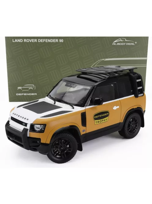 Almost-Real - LAND ROVER NEW DEFENDER 90 TROPHY EDITION 2023 YELLOW WHITE BLACK