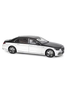   Almost-Real - 1:18 MERCEDES-MAYBACH-S-CLASS 2021 – OBSIDIAN BLACK/DIAMOND WHITE - ALMOST REAL