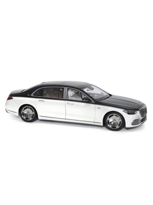 Almost-Real - 1:18 MERCEDES-MAYBACH-S-CLASS 2021 – OBSIDIAN BLACK/DIAMOND WHITE - ALMOST REAL