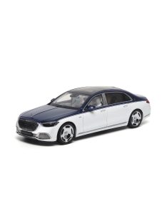   Almost-Real - 1:18 MERCEDES-MAYBACH-S-CLASS 2021 - NAUTICAL BLUE/DIAMOND WHITE - Almost Real