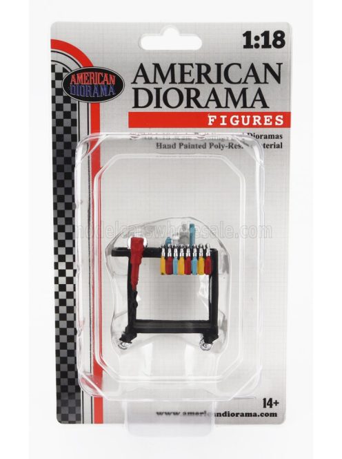 American Diorama - ACCESSORIES DETAILING CART VARIOUS