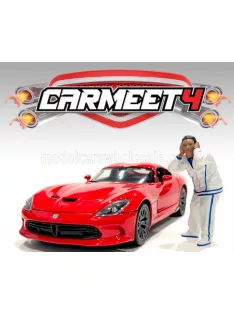 American Diorama - FIGURES MAN CAR MEET II - FIGURE VI WHITE