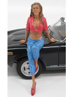   American Diorama - FIGURES WENDY - WOMAN HANGING OUT RED BLUE