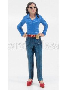   American Diorama - FIGURES DONNA POLIZIOTTO - WOMAN DETECTIVE IV 2 TONE BLUE