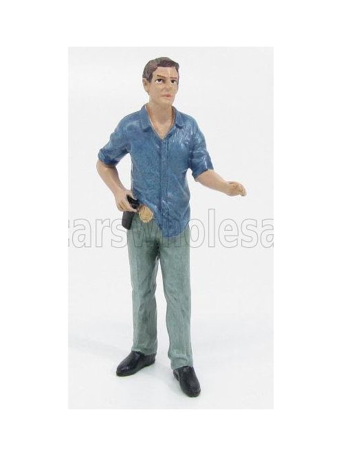 American Diorama - FIGURES POLIZIOTTO - DETECTIVE IV GREEN BLUE
