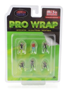 American Diorama - FIGURES SET 6X PRO WRAP VARIOUS