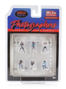 American Diorama - FIGURES SET 6X PHOTOGRAPHERS VARIOUS